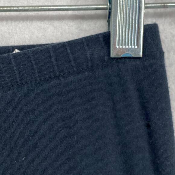 EILEEN FISHER Leggings 2XS Stretch Organic Cotton Jersey Cropped Black USA - Picture 6 of 13